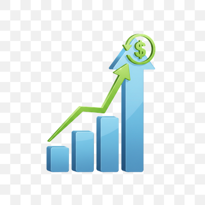 Continuous Financial Growth and Business Progress Chart