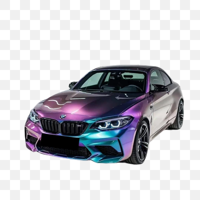Iridescent BMW M2: A Symphony of Purple and Teal