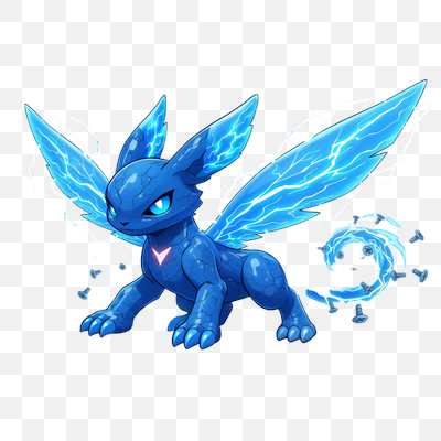 The Electro-Winged Azure Beast