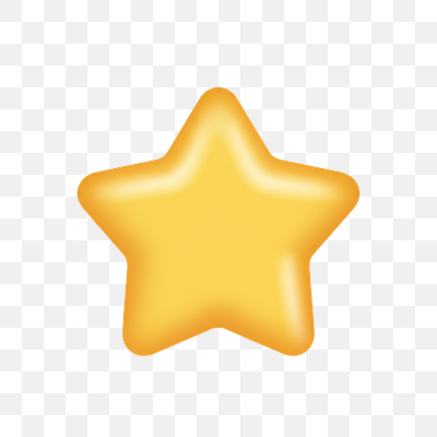 Soft Glowing Yellow Star Icon