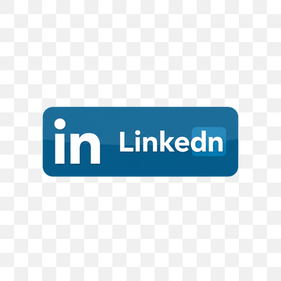 LinkedIn Professional Network Logo Button