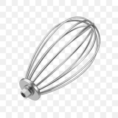 Silver Wire Whisk Attachment for Stand Mixer