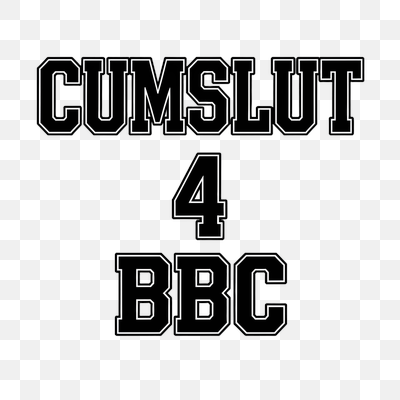 Bold Black and White Explicit Text Graphic