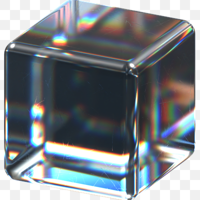 Spectral Transparency: A Refractive Glass Cube