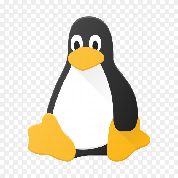 Linux icon design on transparent background PNG